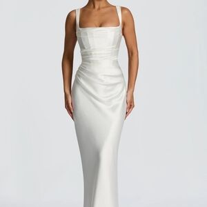 Babyboo White Calanthe Maxi Dress